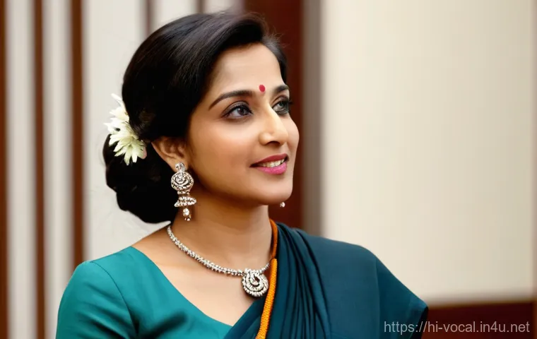 보컬트레이너 스타일링 팁 - **Prompt:** A distinguished male vocal trainer in his 50s, demonstrating a vocal technique in a priv...