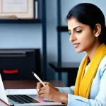 보컬트레이너 직업 관련 법규 - **Prompt 1: Business Registration and Professionalism**
    "A professional and confident Indian fem...